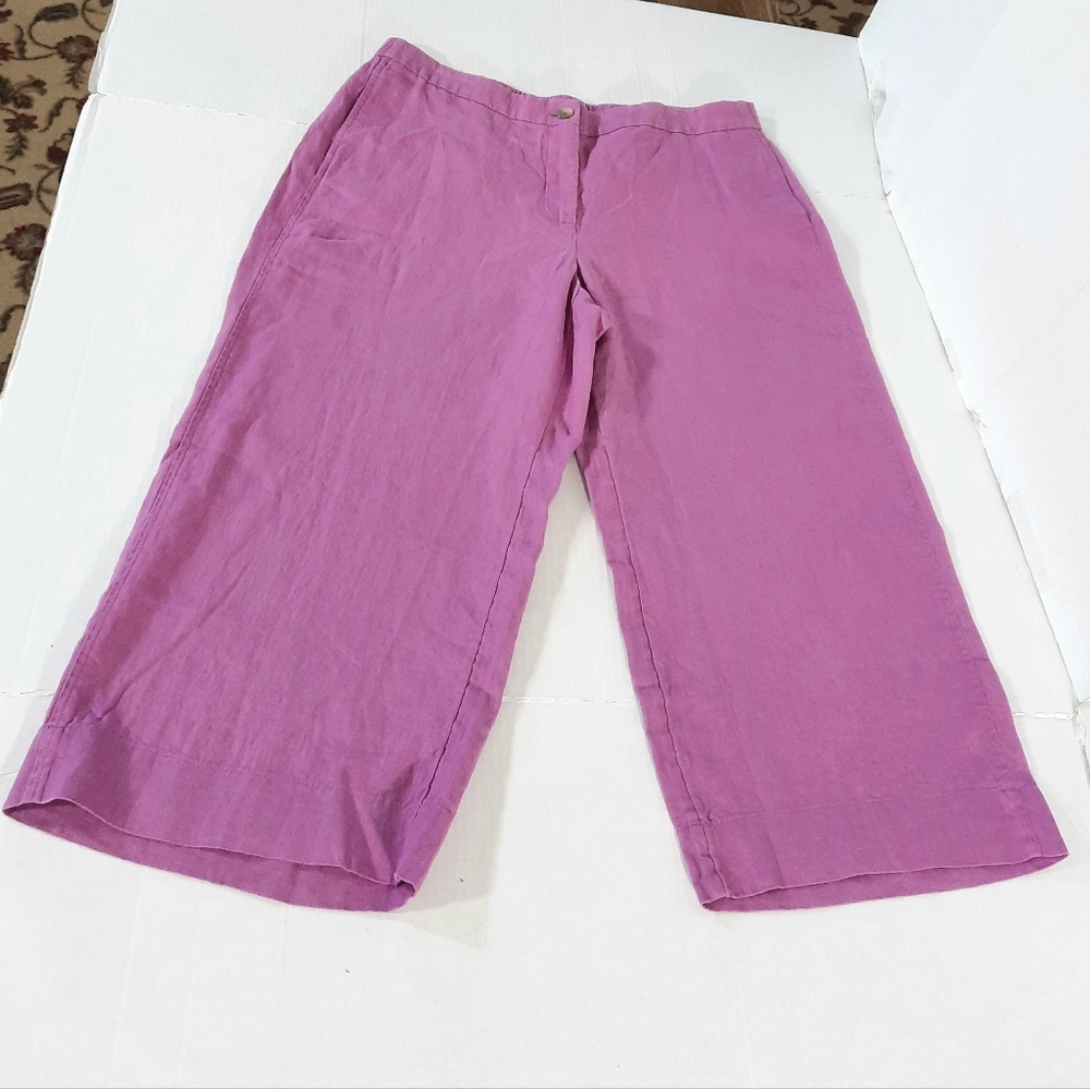 J Jill Love Linen Wide Leg Pants